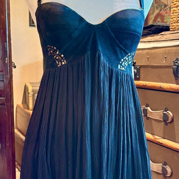One Teaspoon Geldorf Babydoll Dress with Suede Bra Top NEW with Tags (Small) - Picture 1 of 10